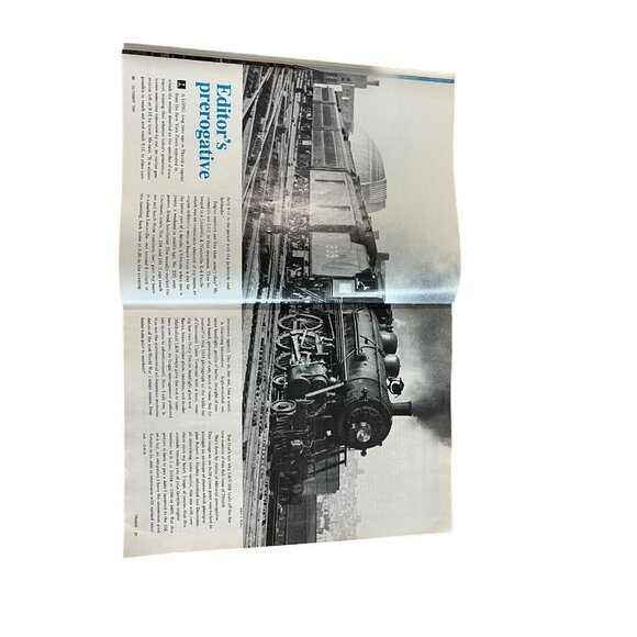 TRAINS MAGAZINE OCT 1981 JAPANESE STEAM ENGINES LIFE AFTER MILWAUKEE RAILROADING - Picture 5 of 5